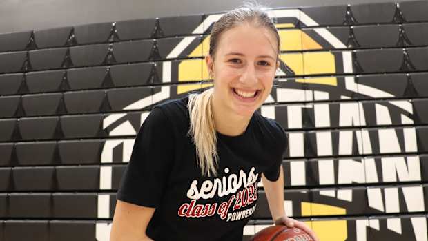 Ontario Christian senior F Chloe Briggs photo by John Murphy
